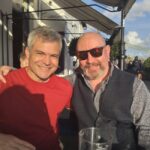 Phillip Dews and I in Hammersmith, London